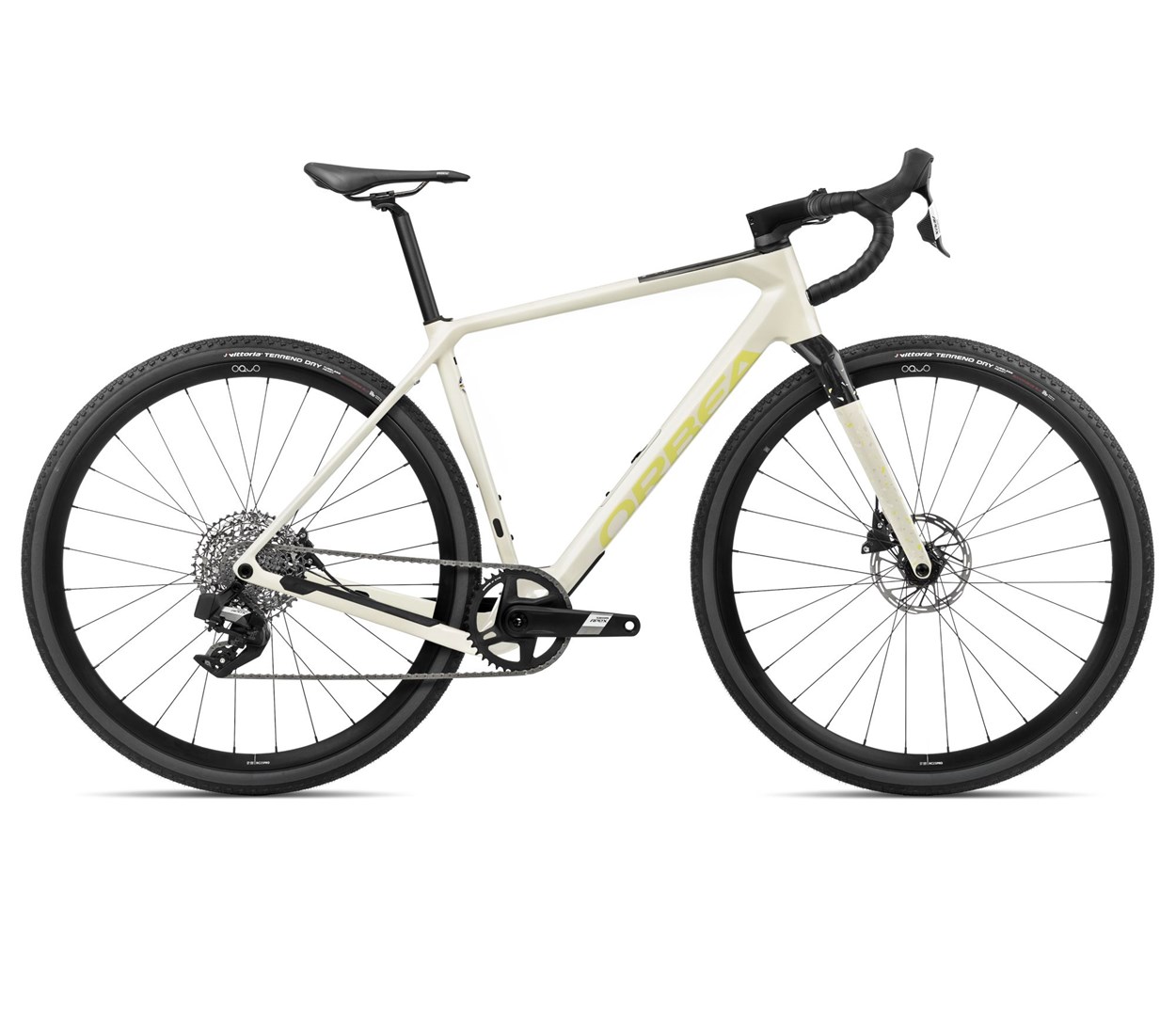 Orbea rower gravelowy  TERRA M41eTEAM 1X S Ivory Ivory Whitete-Spicy Lime